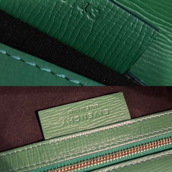 Givenchy Green Leather medium Pandora Box Bag shoulder bag with dust bag - Picture 11 of 16